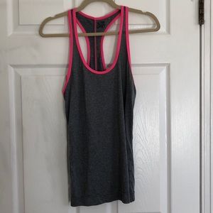 Champion grey neon pink workout tank